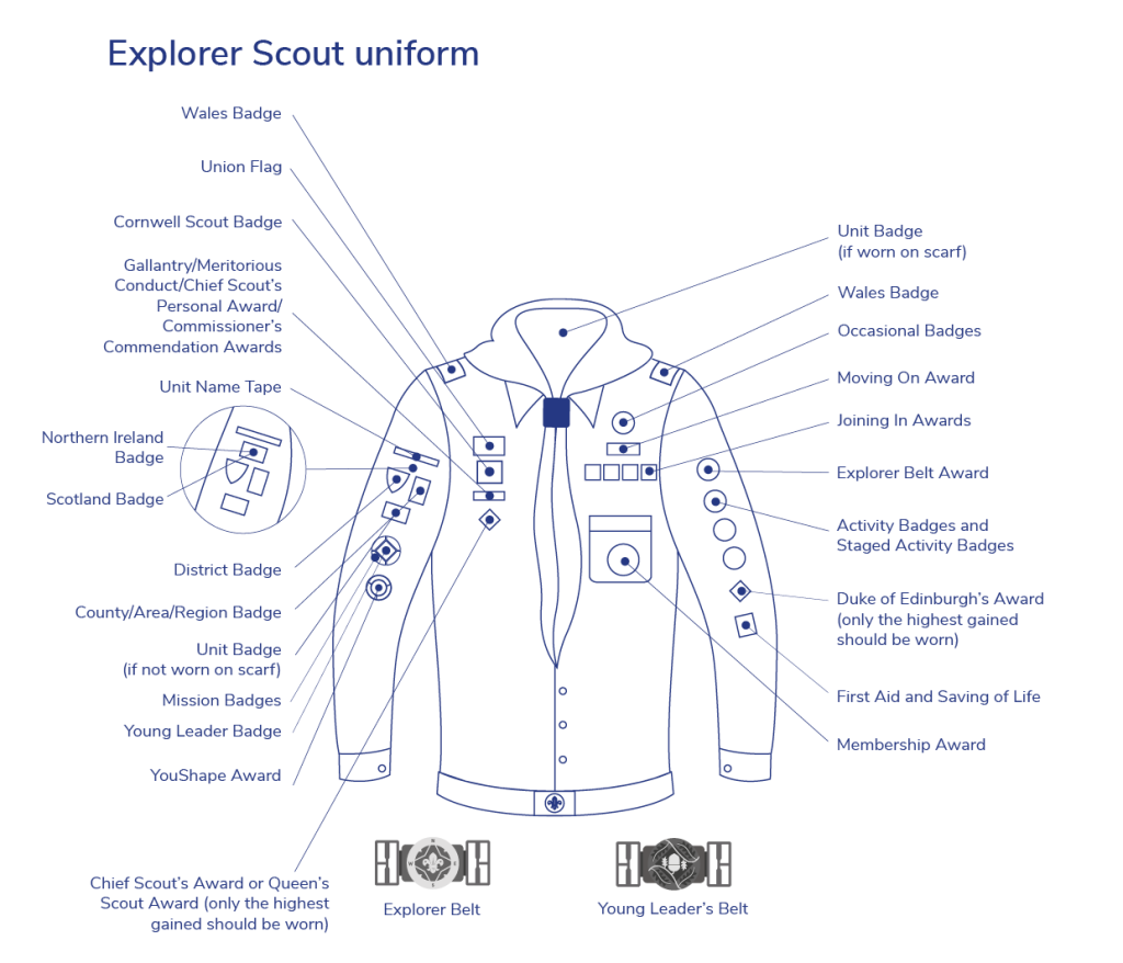 Explorer Scout uniform